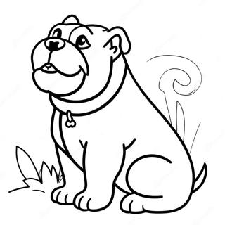 Bulldogge Ausmalbild 3589-2914