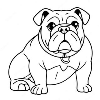 Bulldogge Ausmalbild 3589-2916