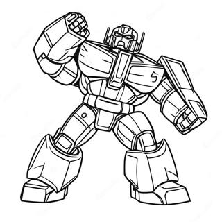 Ironhide In Kampfpose Ausmalbild 35934-29881