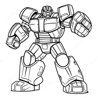 Ironhide In Kampfpose Ausmalbild 35934-29882