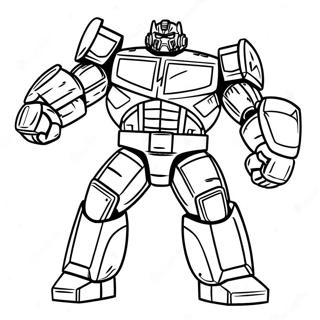 Ironhide In Kampfpose Ausmalbild 35934-29883