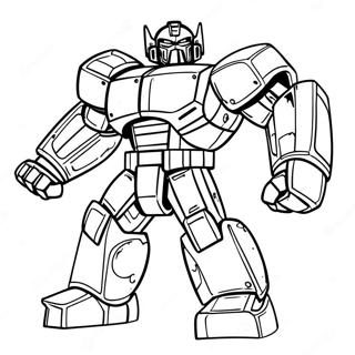 Ironhide In Kampfpose Ausmalbild 35934-29884