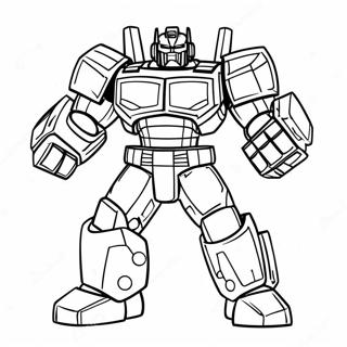 Ironhide In Kampfpose Ausmalbild 35934-29977