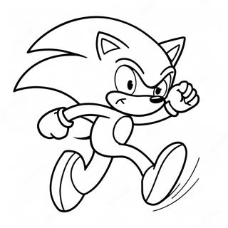 Sonic The Hedgehog Schnelllauf Ausmalbild 35954-29898