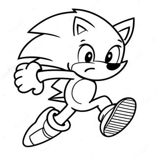 Sonic The Hedgehog Schnelllauf Ausmalbild 35954-29994