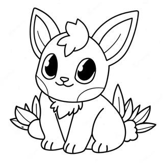 Leafeon Ausmalbild 36093-30106