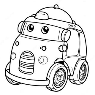 Robocar Poli Ausmalbild 36404-30345