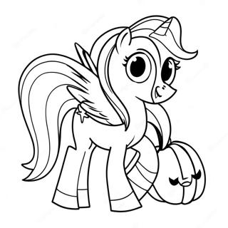 Mein Kleines Pony Halloween Ausmalbilder