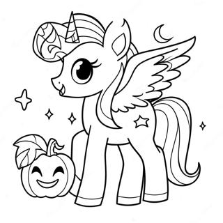 Mein Kleines Pony Halloween Ausmalbild 36765-30627