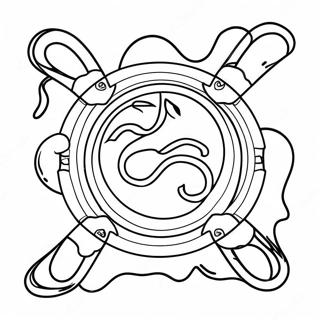 Akatsuki Logo Ausmalbild 36825-30674