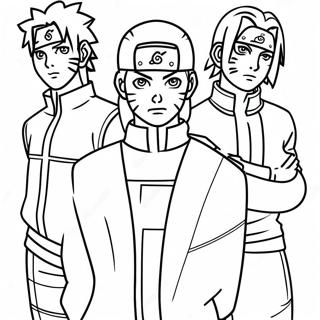 Naruto Akatsuki Mitglieder Ausmalbild 36826-30682