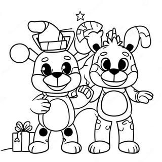 Fnaf Weihnachten Ausmalbild 36915-30755