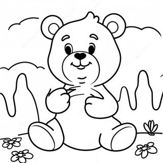 Chill Stoner Care Bear Ausmalbild 36936-30763