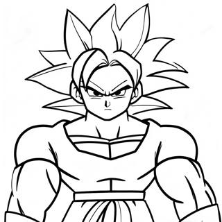 Super Saiyan 4 Goku Ausmalbild 36995-30809