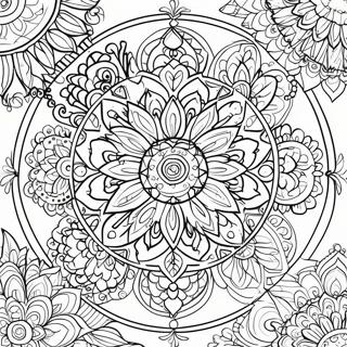 Heilendes Mandala Ausmalbild 37005-30815