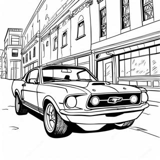 Klassischer Mustang Gt Ausmalbild 3740-3040