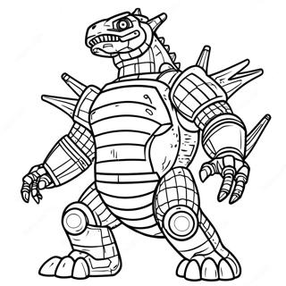 Mechagodzilla Ausmalbild 3749-3043