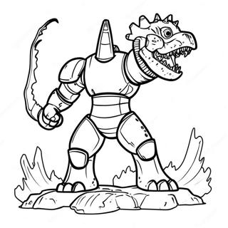 Mechagodzilla Im Kampf Ausmalbild 3750-3046