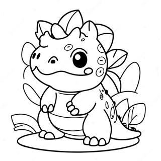 Niedlicher Venusaur Mit Blumen Ausmalbild 37516-31225