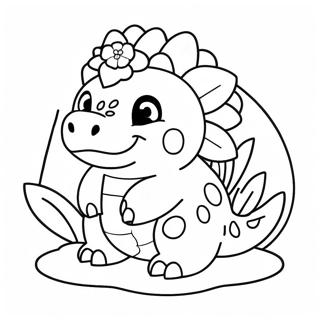 Niedlicher Venusaur Mit Blumen Ausmalbild 37516-31226