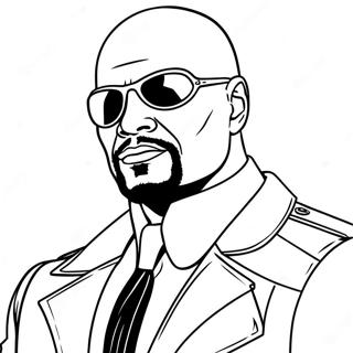 Nick Fury Ausmalbild 37626-31310