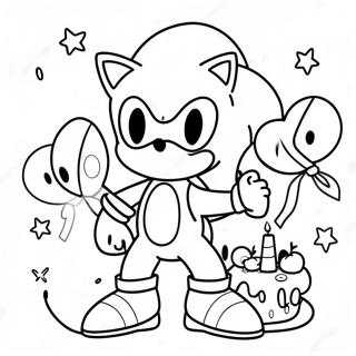 Alles Gute Zum Geburtstag Sonic Ausmalbild 37666-31338