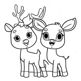 Rudolph Und Clarice Ausmalbilder