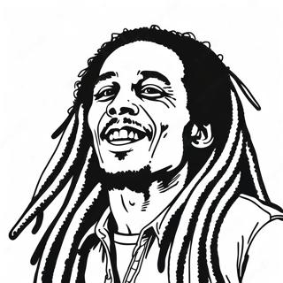 Bob Marley Ausmalbild 37706-31371