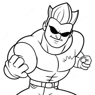 Johnny Bravo Ausmalbild 37726-31396