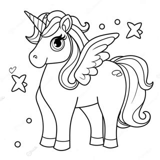 Glitzerndes Einhorn Lol Ausmalbild 37757-31415