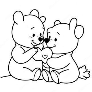 Winnie Puuh Valentinstag Ausmalbilder