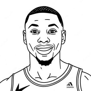 Damian Lillard Ausmalbild 38266-31815