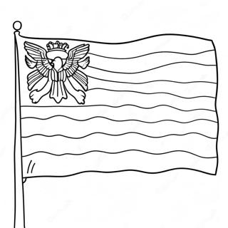 Ausmalbild Der Staatsflagge 38296-31837