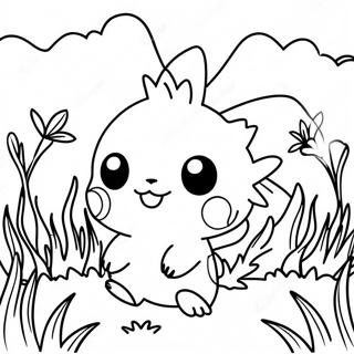 Pflanzen Pokemon Ausmalbild 38406-31934