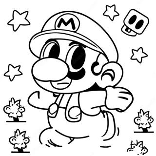 Super Mario Bros 3 Ausmalbild 38446-31963