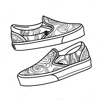 Vans Slip On Sneakers Ausmalbild 38467-31994