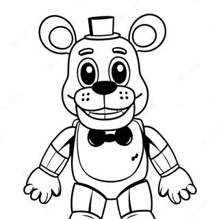 Fnaf Puppe In Aktion Ausmalbild 38517-32023