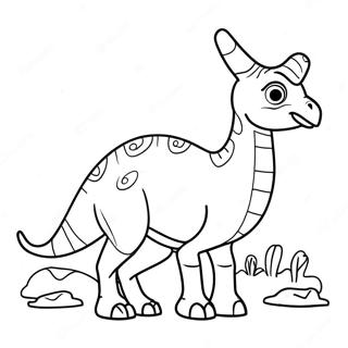 Parasaurolophus Ausmalbild 38666-32141