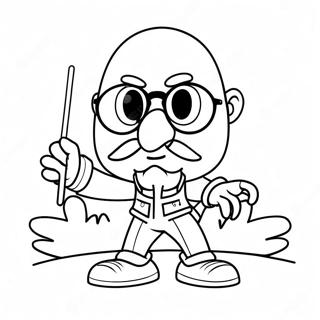 Lustiger Eggman Mit Sonnenbrille Ausmalbild 38907-32325