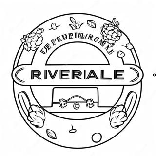 Riverdale Logo Ausmalbild 39006-32400