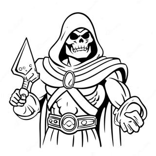 Skeletor Mit Seinem Schwert Ausmalbild 39228-32581