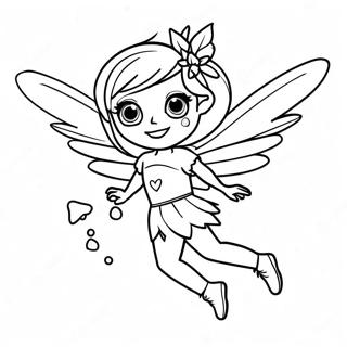 Funkelnde Pixie Im Flug Ausmalbild 39258-32597