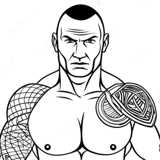 Randy Orton Wwe Ausmalbild 39387-32694