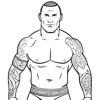 Randy Orton Wwe Ausmalbild 39387-32695