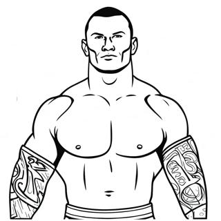 Randy Orton Wwe Ausmalbild 39387-32696