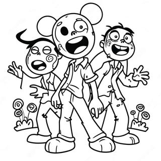 Disney Zombies Ausmalbilder