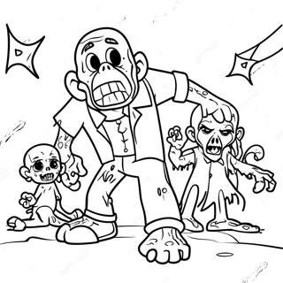 Disney Zombies Ausmalbild 39397-32698