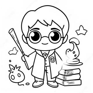 Harry Potter Chibi Ausmalbild 39637-32896