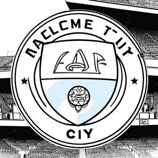 Man City Logo Ausmalbild 39657-32916