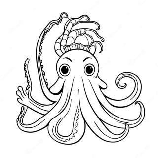 Seattle Kraken Maskottchen Ausmalbild 39778-33003